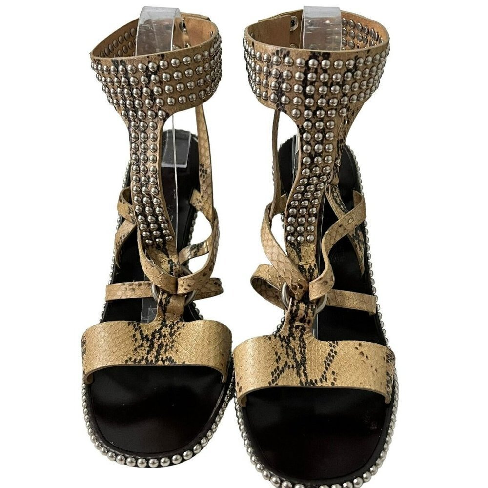 Salvatore Ferragamo Python Snakeprint Sandals Siz… - image 3